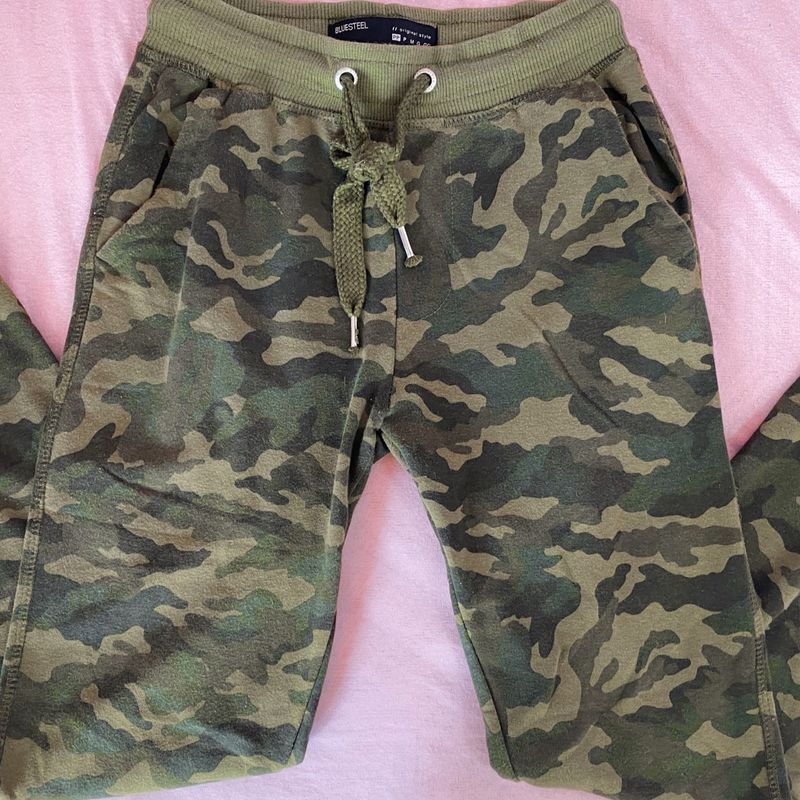 Calça moletom hot sale camuflada feminina renner