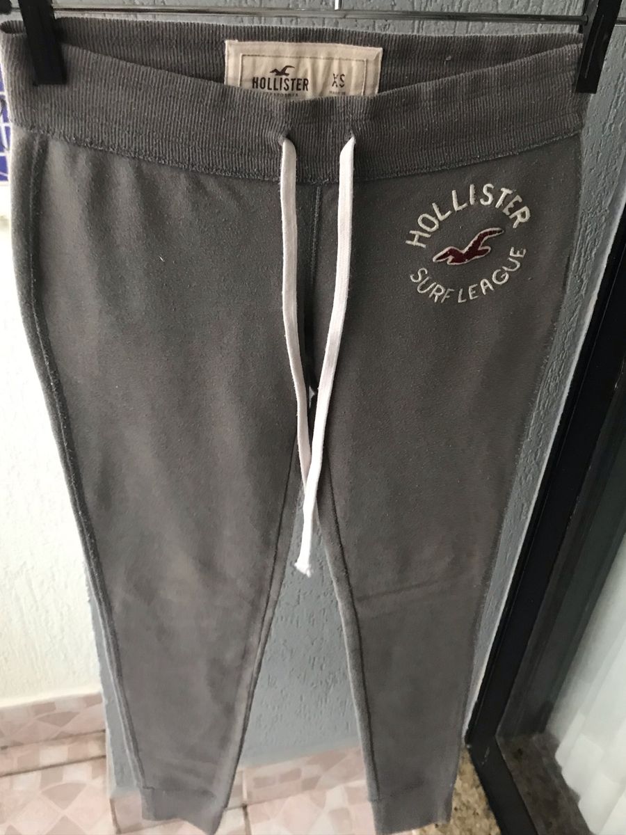 calça de moletom feminina hollister