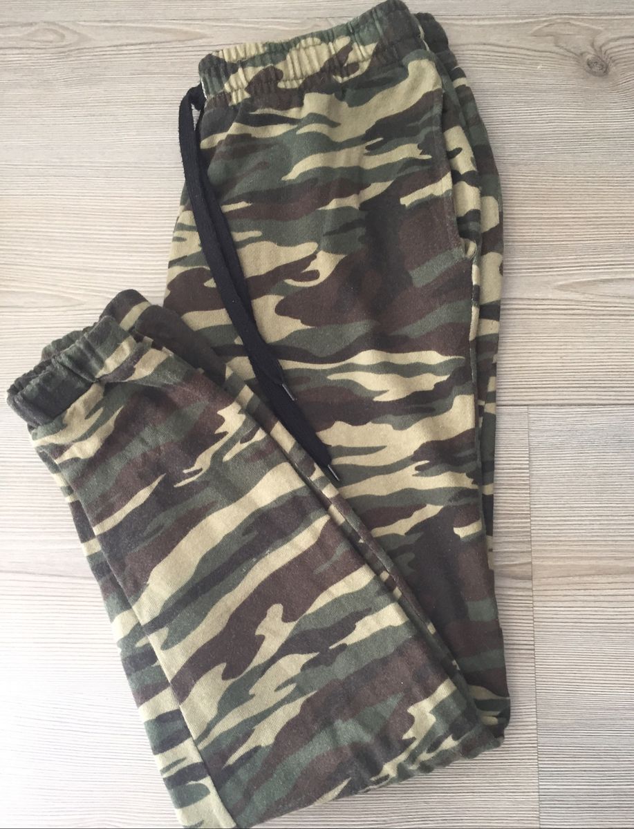 calça moletom feminina exercito