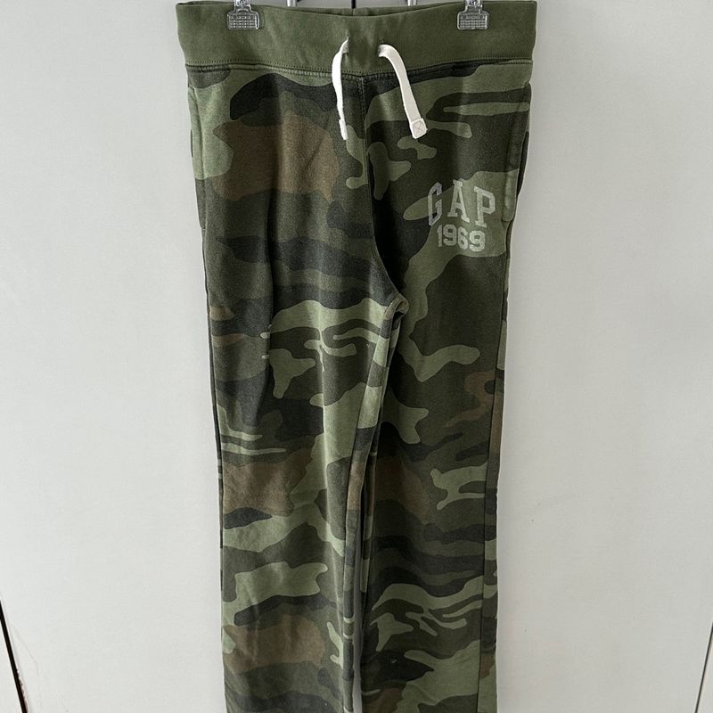 Calça moletom hot sale gap