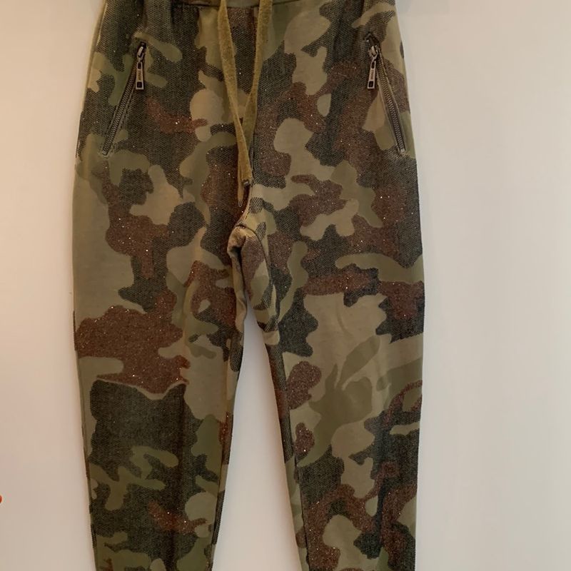 Calça de moletom militar 2024 feminina