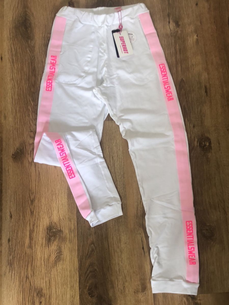 calça saruel de moletom feminina