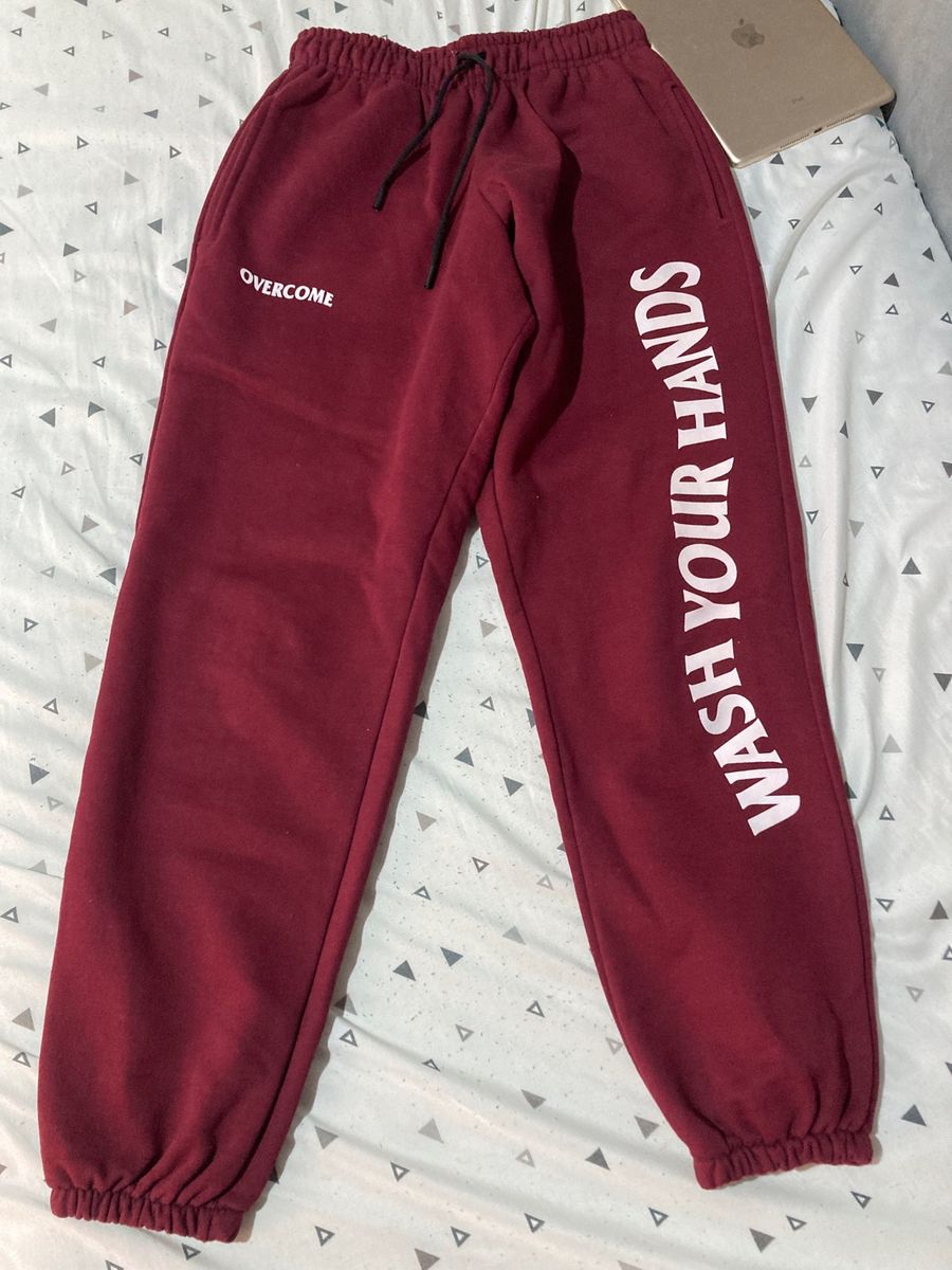 Calça moletom hot sale overcome