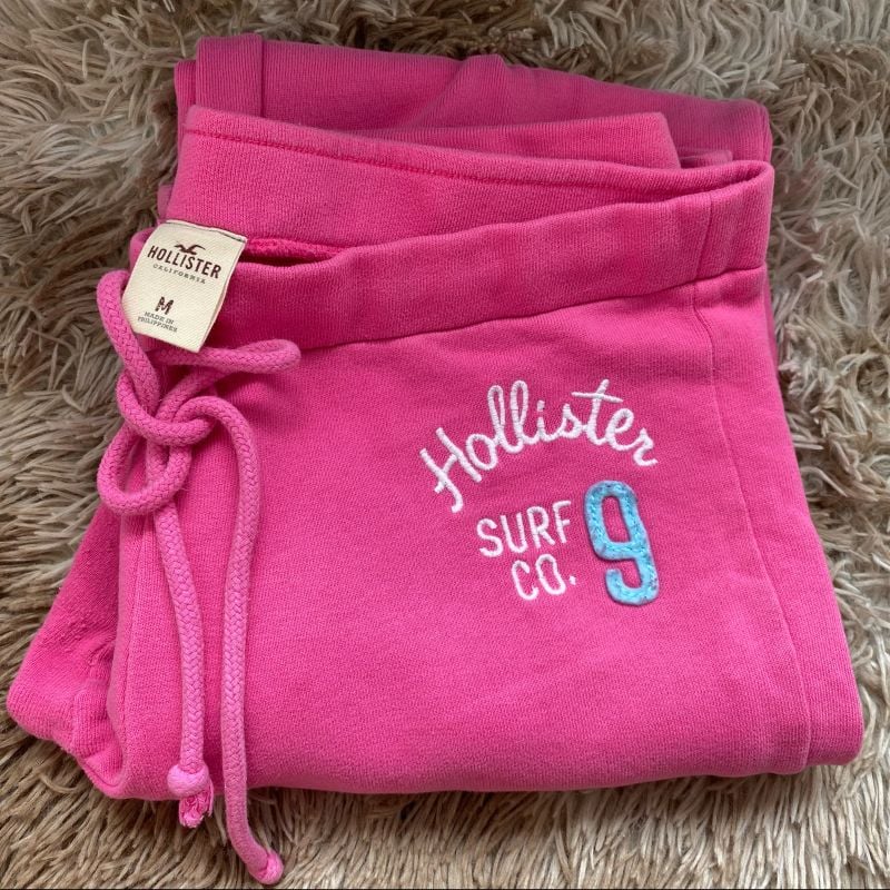 Calça Moletom Rosa Pink Hollister M Calça Feminina Hollister