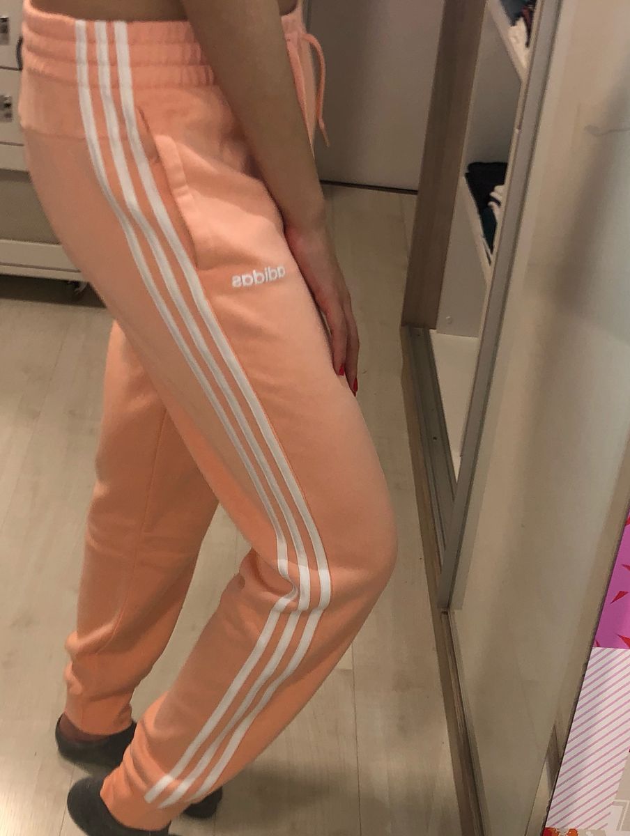 moletom salmao adidas