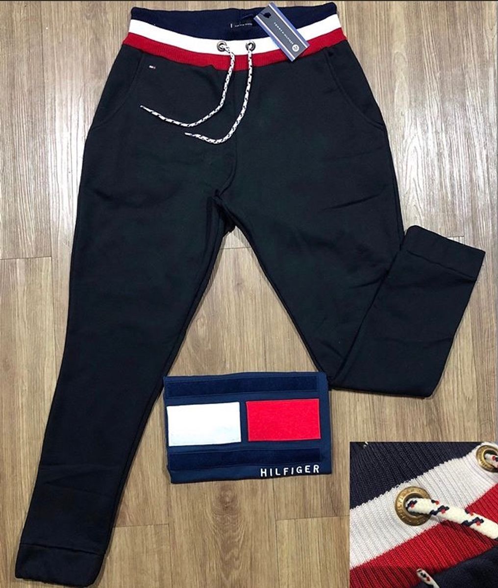 calça de moletom tommy hilfiger