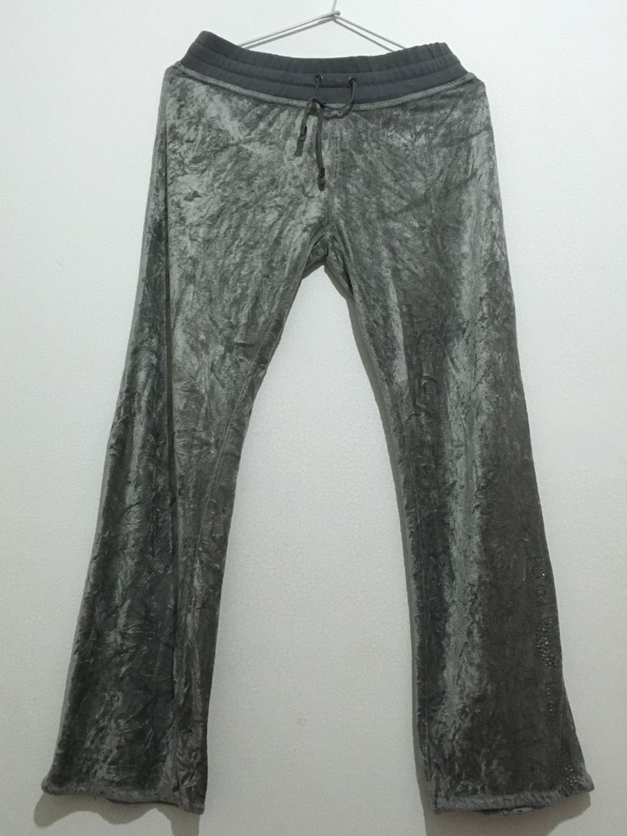 calça moletom de veludo