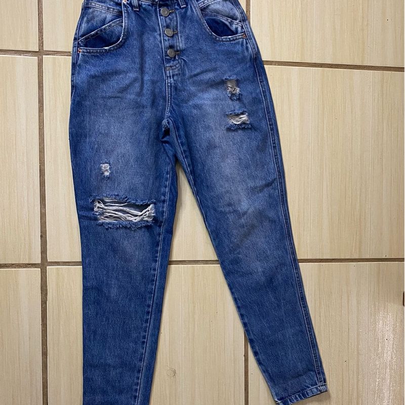Calça Mom Jeans Renner CalÃ§a Blue Steel Cintura Alta Sale Calça