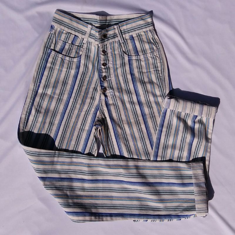 Calça hamuche listrada on sale