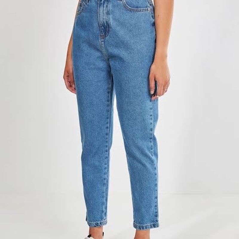 Calça Mom Jeans Cintura Alta Renner Renner Usado 87607868 enjoei