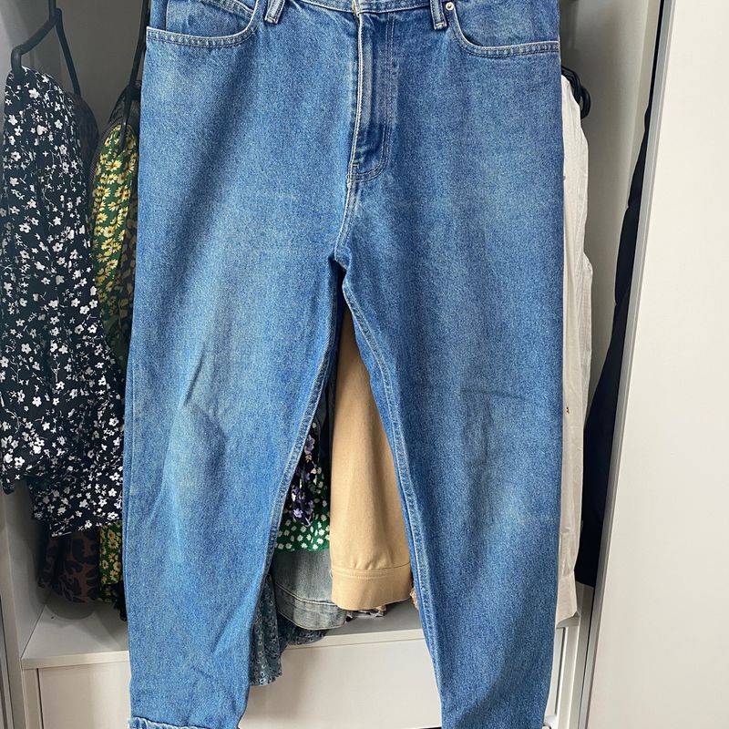 Calça mom jeans store masculina