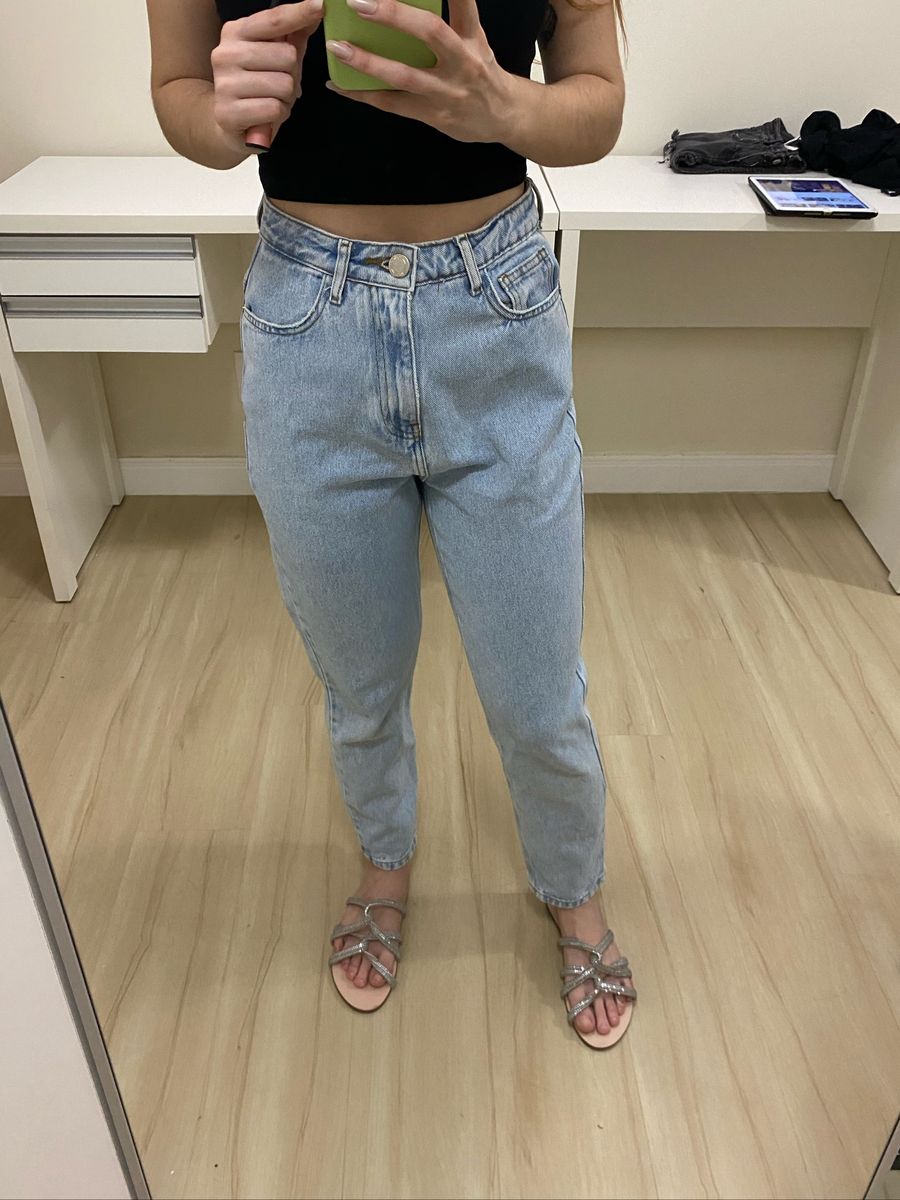 Calça mom sale jeans 34