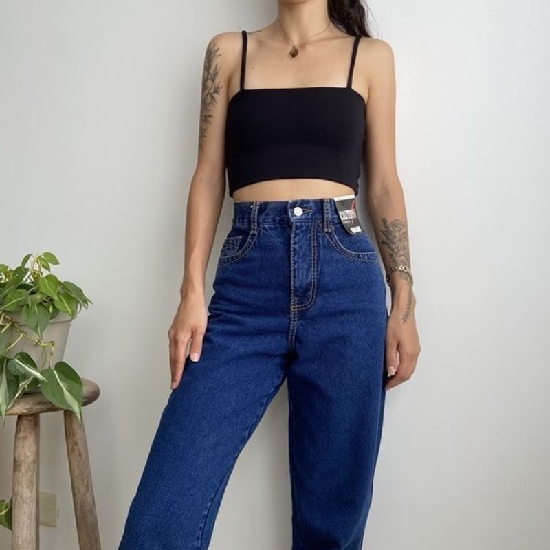 Calça Mom Jeans  Calça Feminina Top Jeans Nunca Usado 77697670