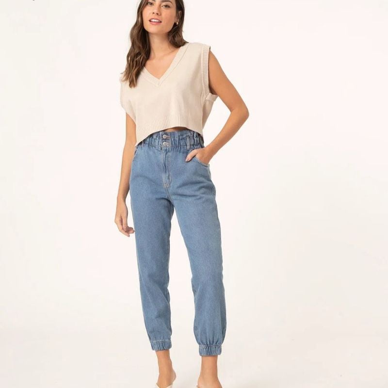 Calça Mom Jeans Feminina C&a Mom Cintura Alta CalÃ§a Mom Jeans