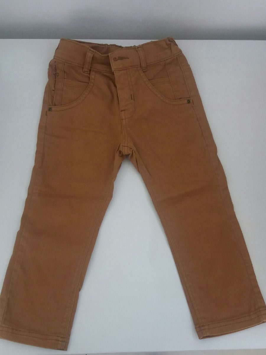 calça mostarda infantil