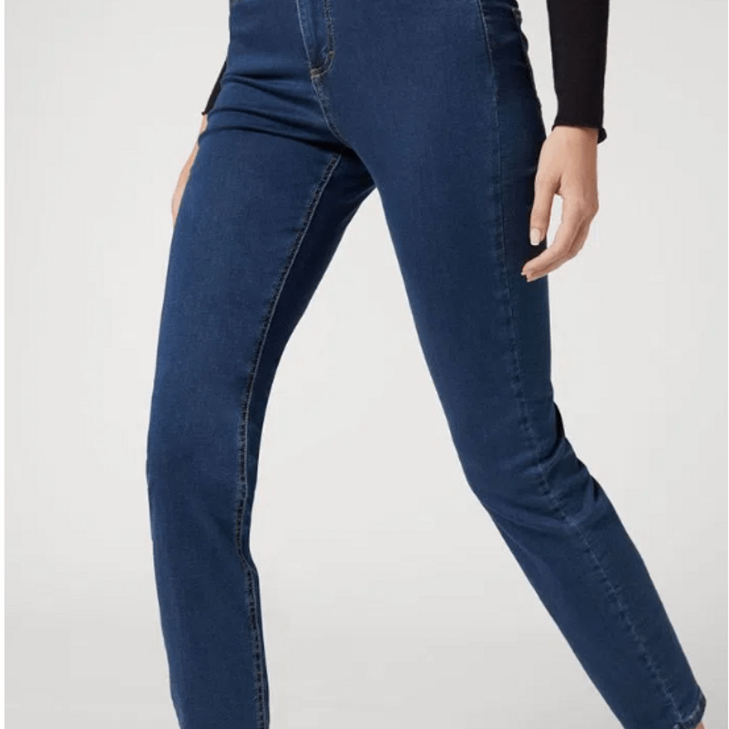Calça Jeans com Brilho  Calça Feminina Calzedonia Nunca Usado