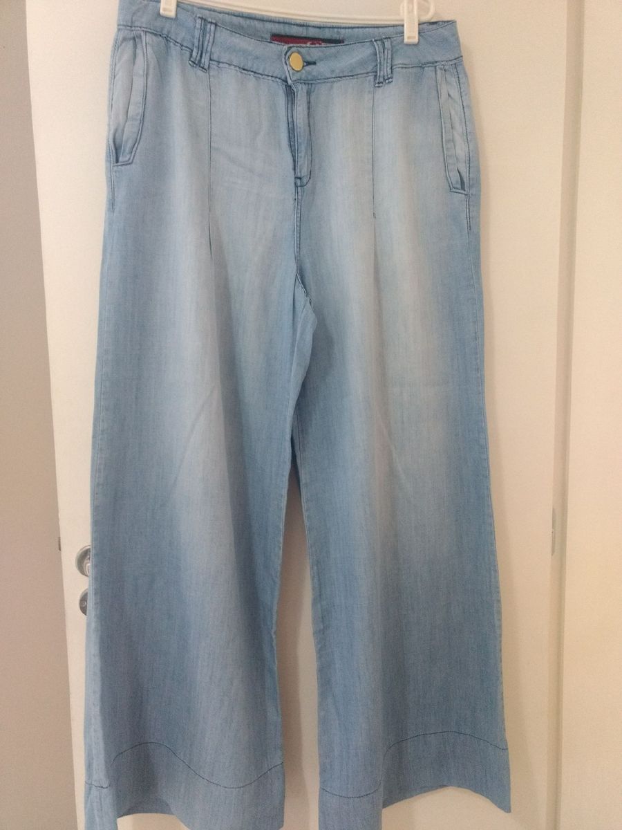 calça jeans tencel feminina