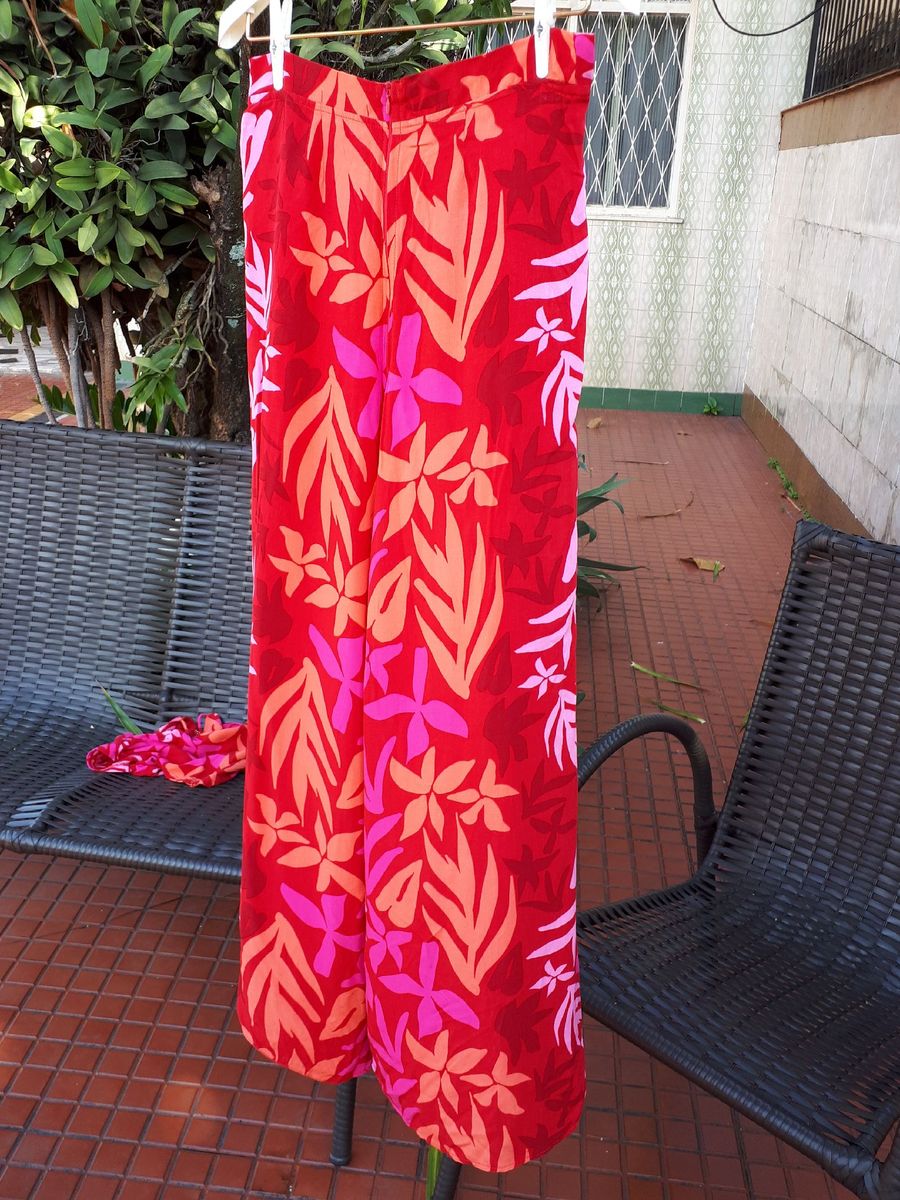 calça pantalona aquamar