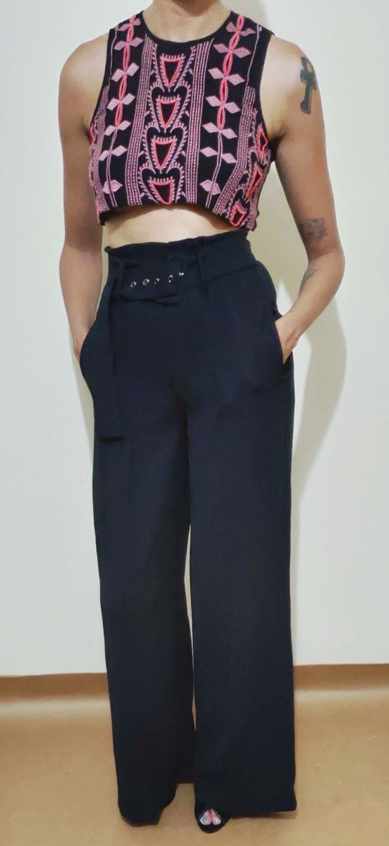 calça pantalona dudalina