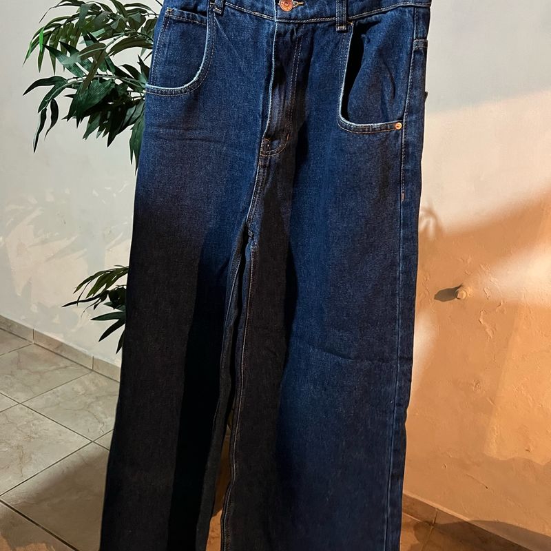 Calça Pantalona Jeans Renner Blue Steel Usado 103355185 enjoei