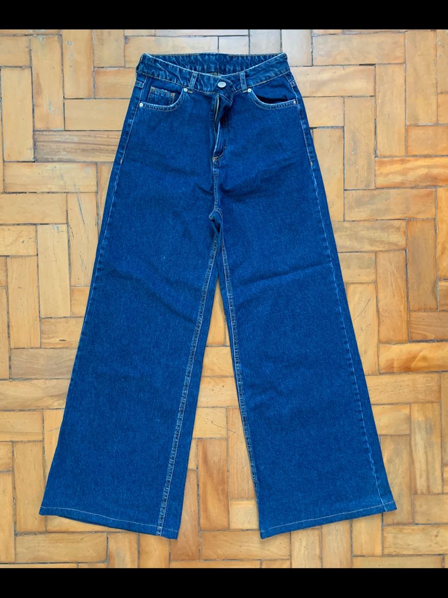 calça pantalona jeans renner