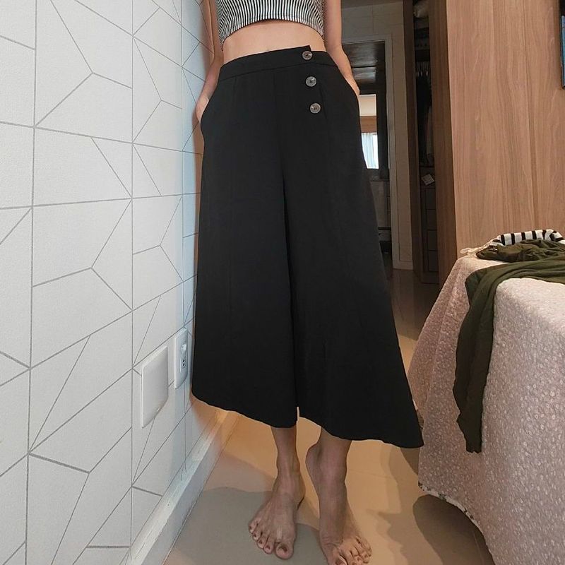 Calça sales pantalona aquamar