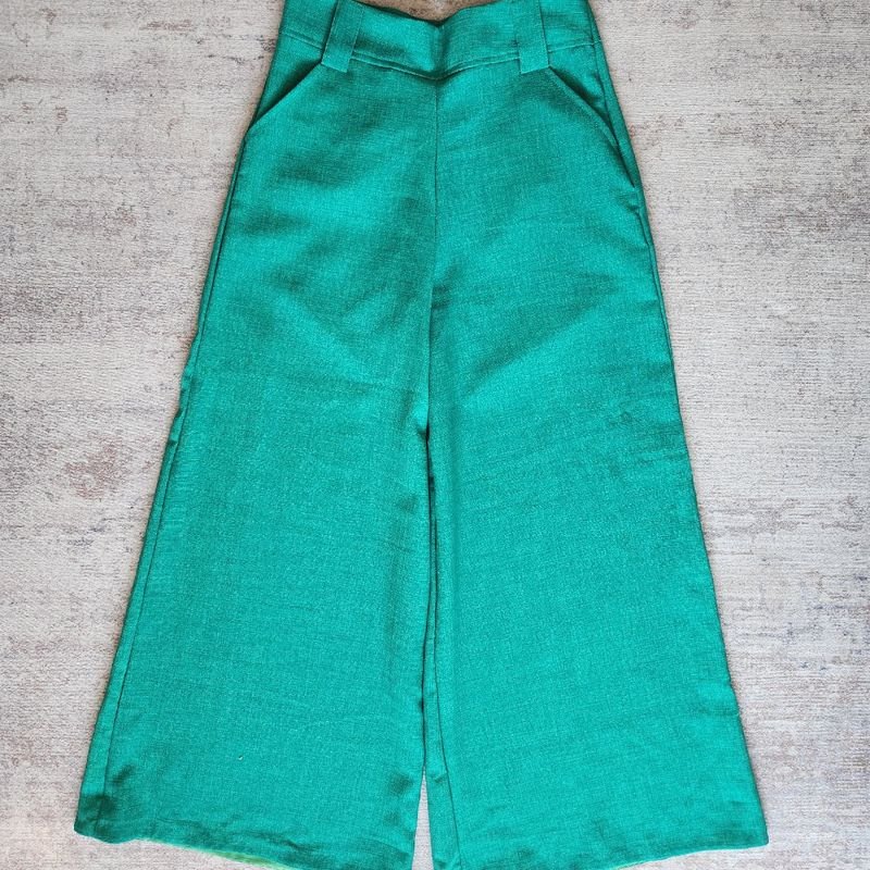 Calça Pantalona Cris - Verde