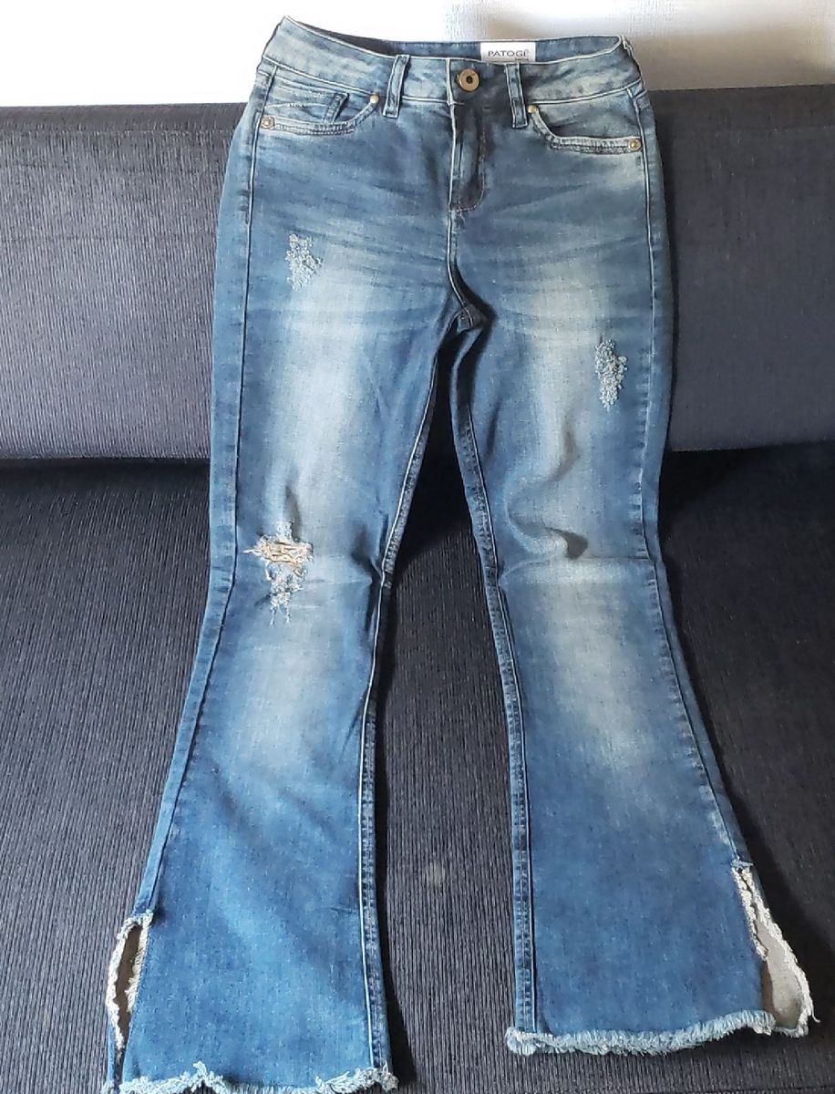 calça jeans patoge feminina