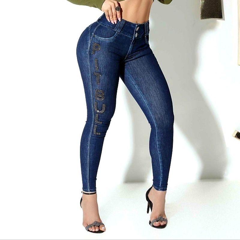 Pit Bull Jeans Women's High Waisted Ripped Jeans With Butt Lift