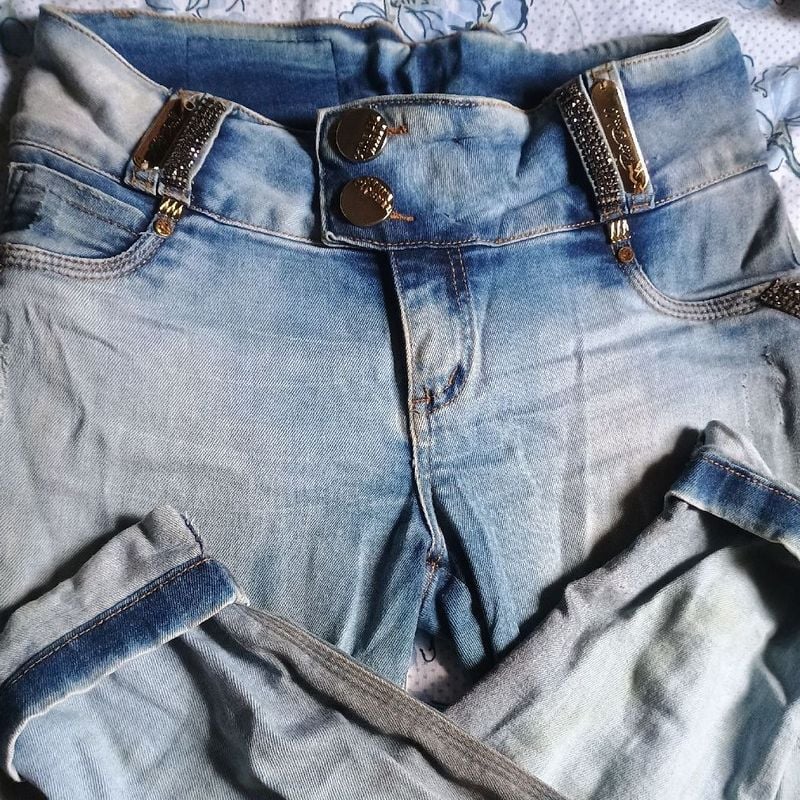 Pitbull Original CalÃ§as Jeans Com Strass Pit Bull CalÃ§as Jeans