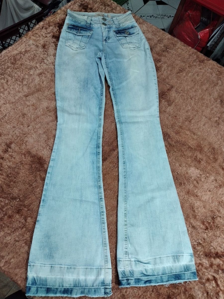 calça flare polo wear