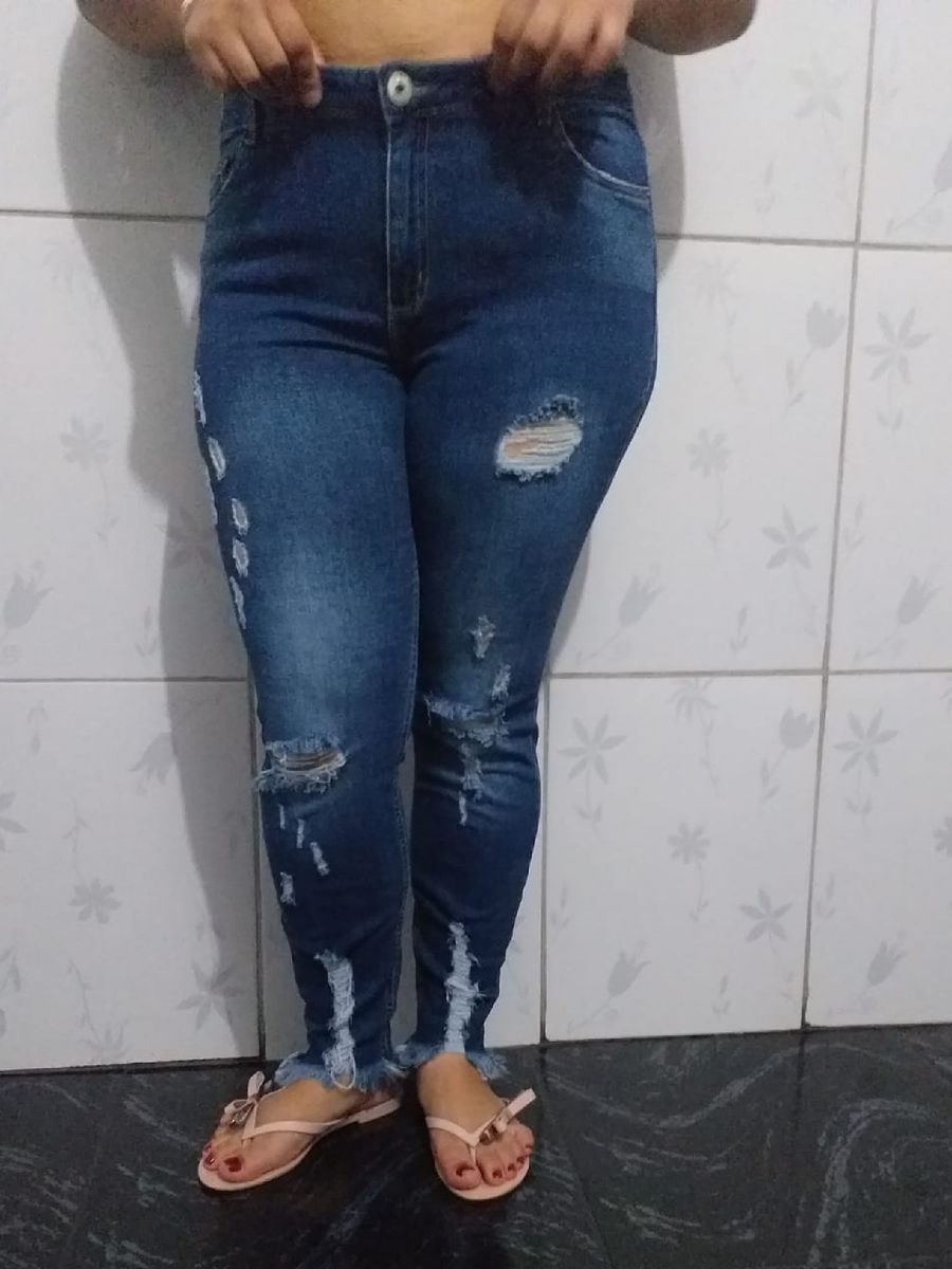 calça jeans 46 feminina