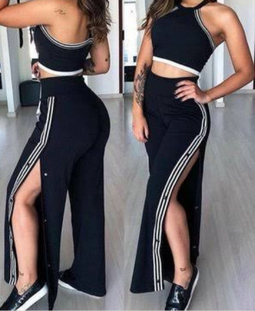 calça aberta dos lados nome