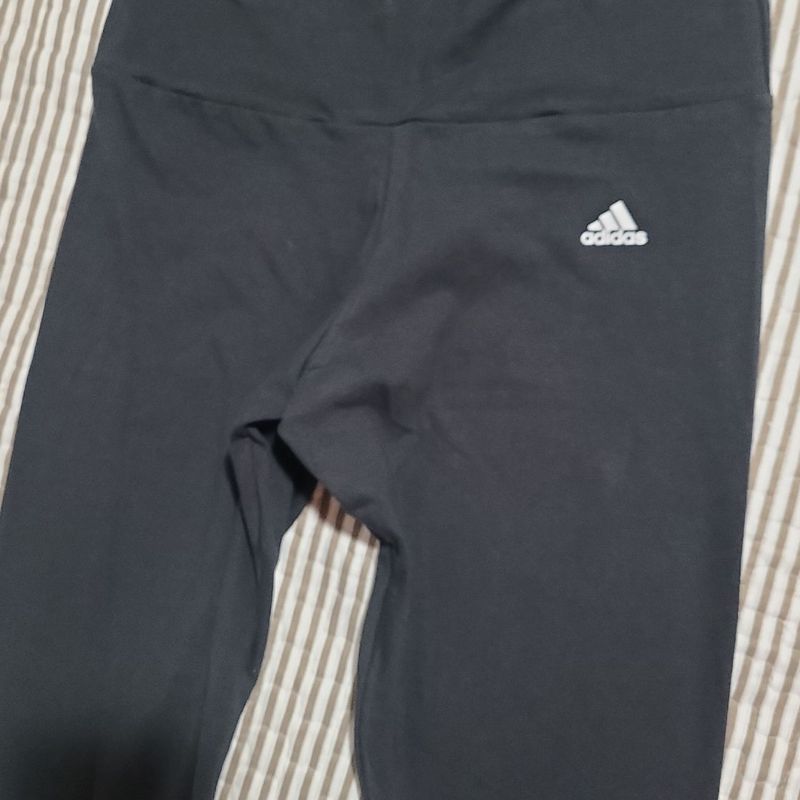 Calça Preta Legging Linear Adidas, Calça Feminina Adidas Nunca Usado  94388236