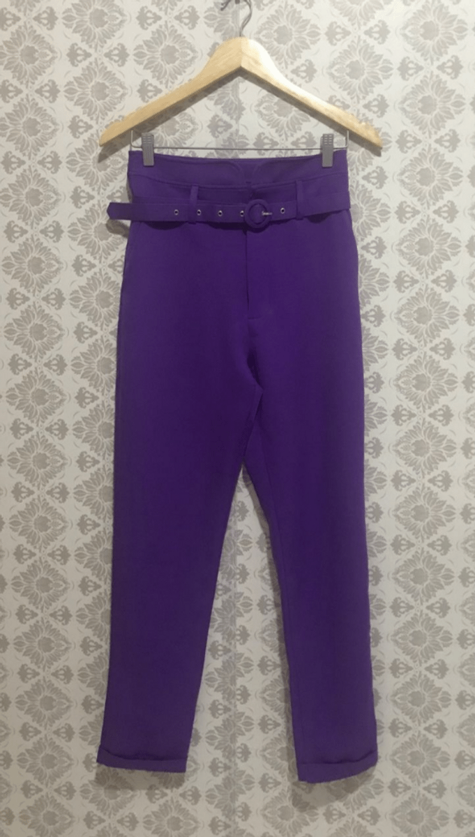 Calça Roxa Feminina Jenny'S Nunca Usado 92657632 enjoei