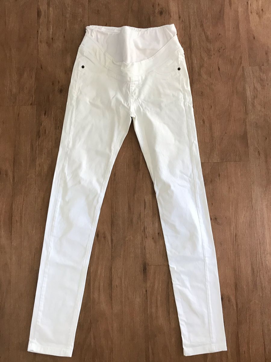 calça branca feminina gestante