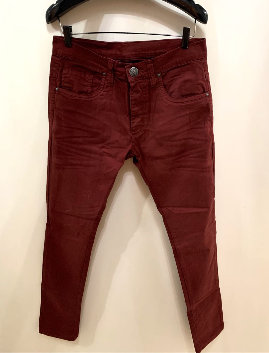 calça terracota masculina