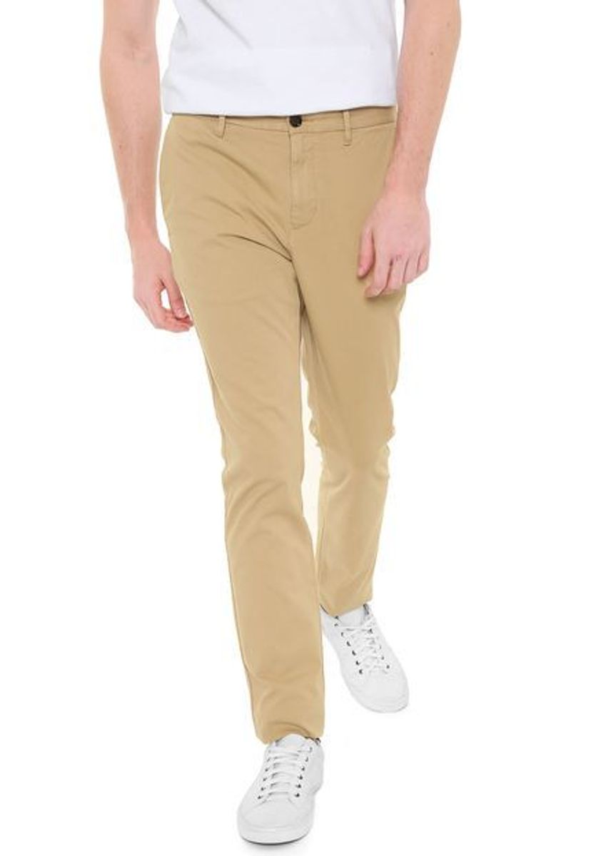 calça tommy hilfiger masculina sarja