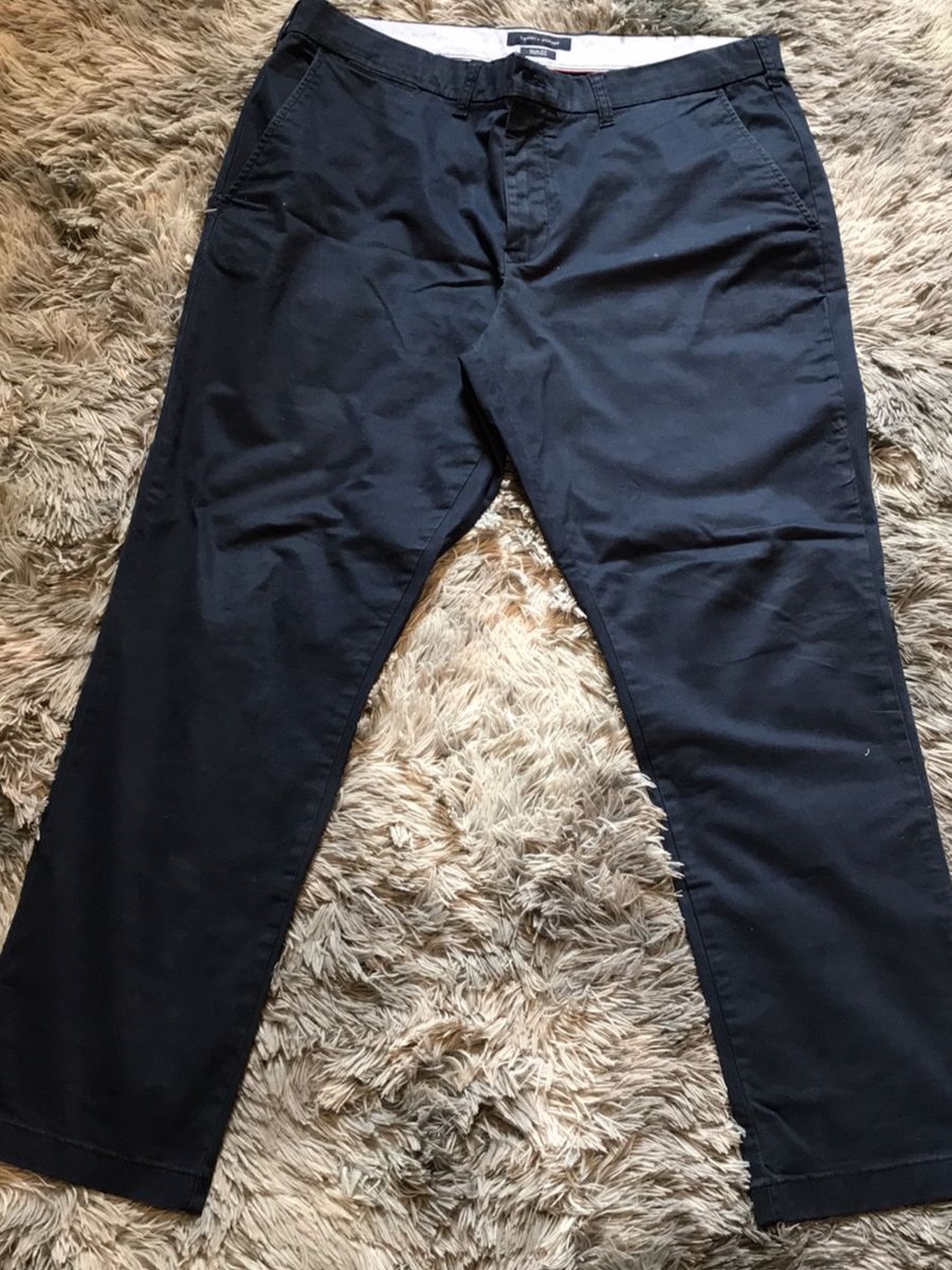 calça sarja tommy hilfiger masculina