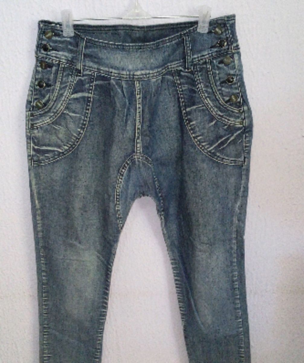 calça saruel feminina jeans sawary