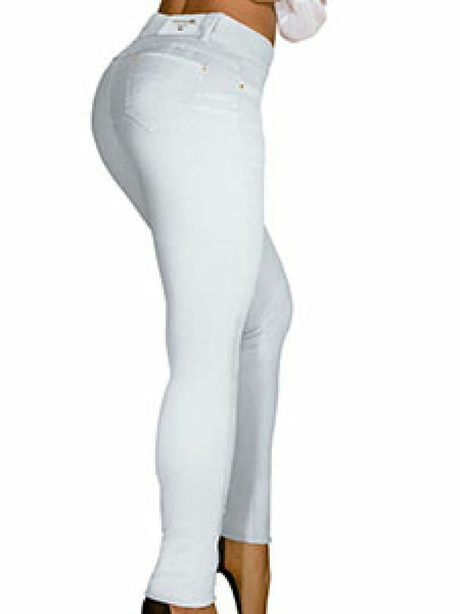 calça branca sawary feminina