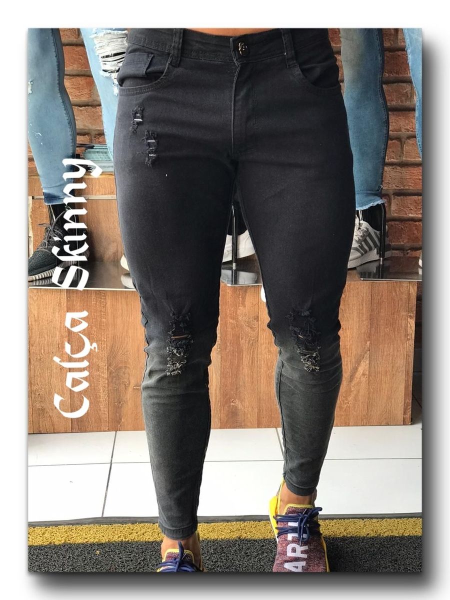 calça skinny preta