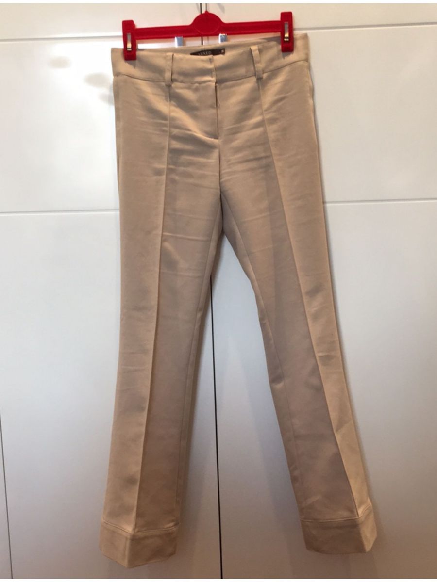 calça social clara feminina