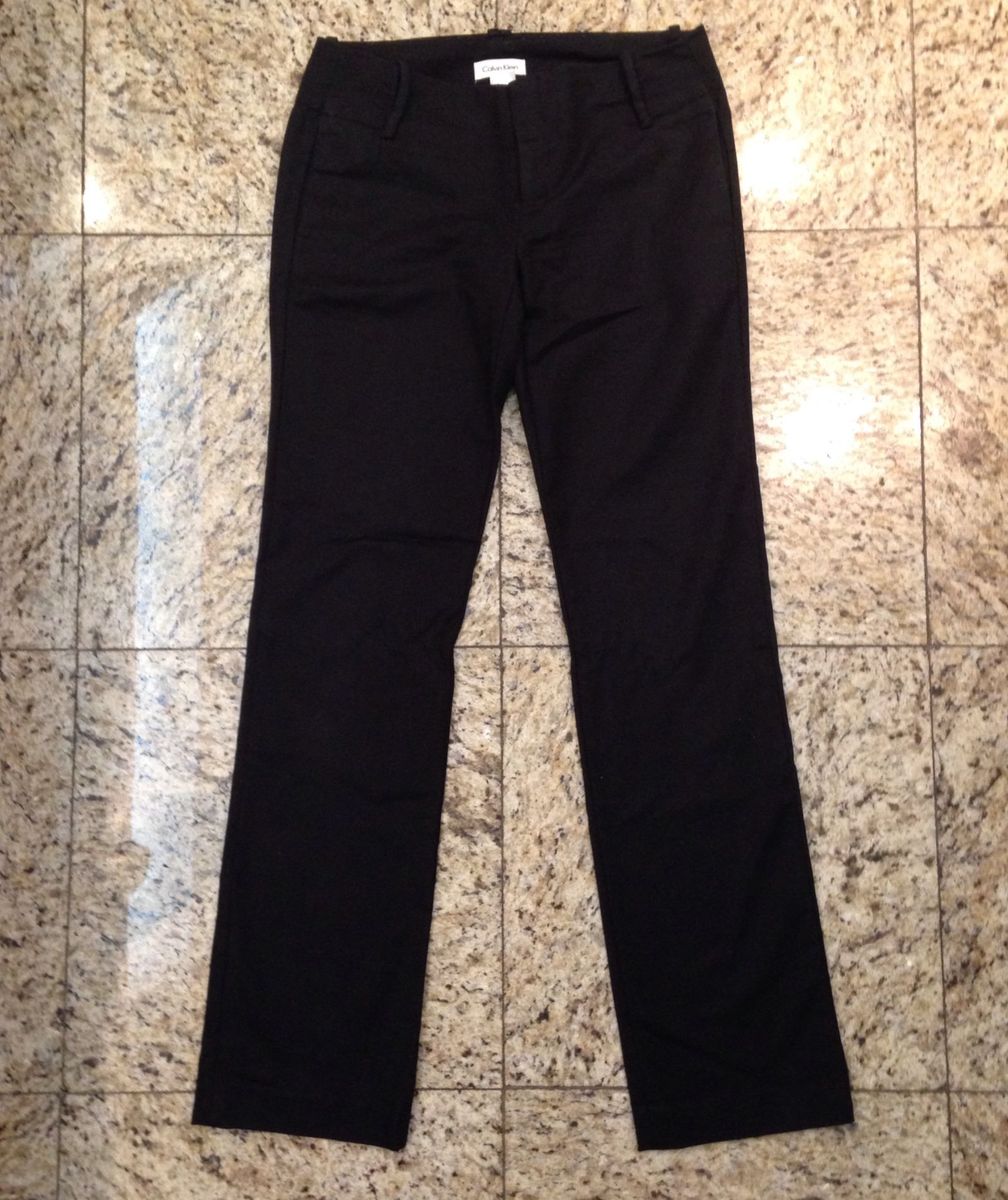 calça social calvin klein feminina