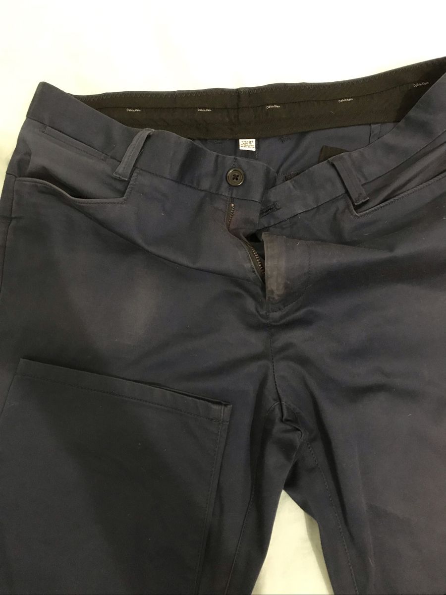 calça social calvin klein masculina