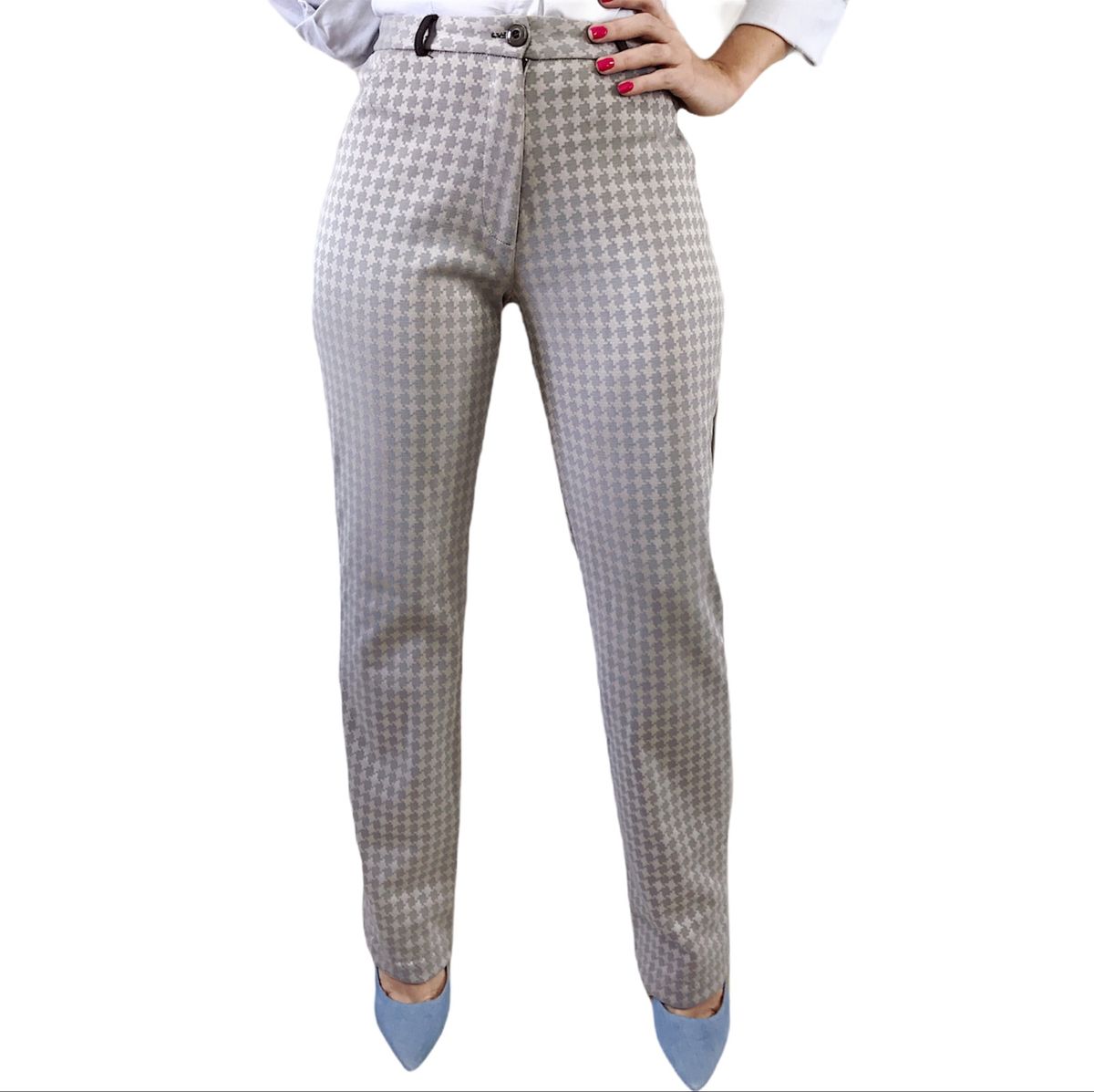 calça social cós alto