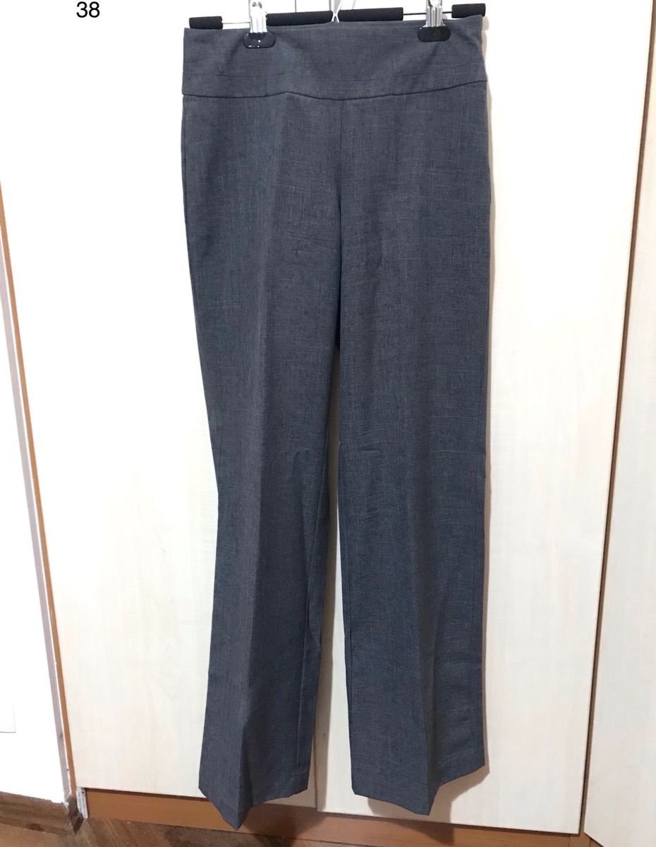 calça social grafite feminina