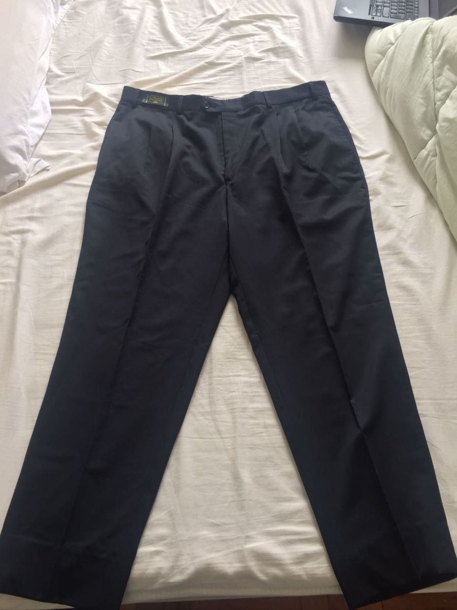 calça social lã fria