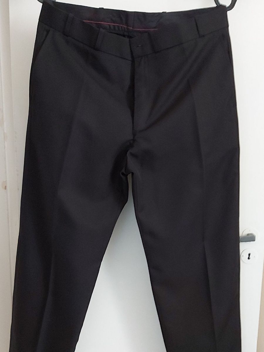 barra de calça social masculina italiana