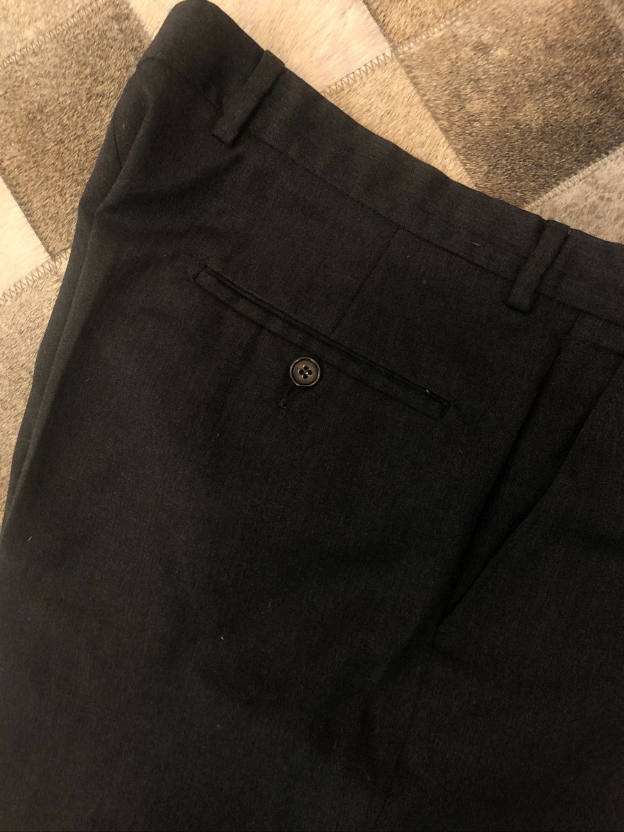 calça social lã fria